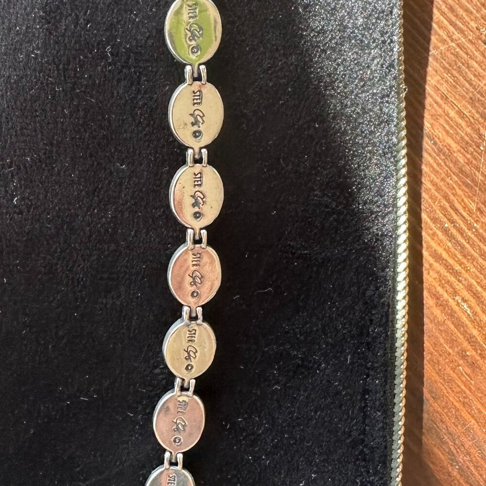 Carolyn Pollack retired Sterling Multi Stone Bracelet - Picture 2 of 5